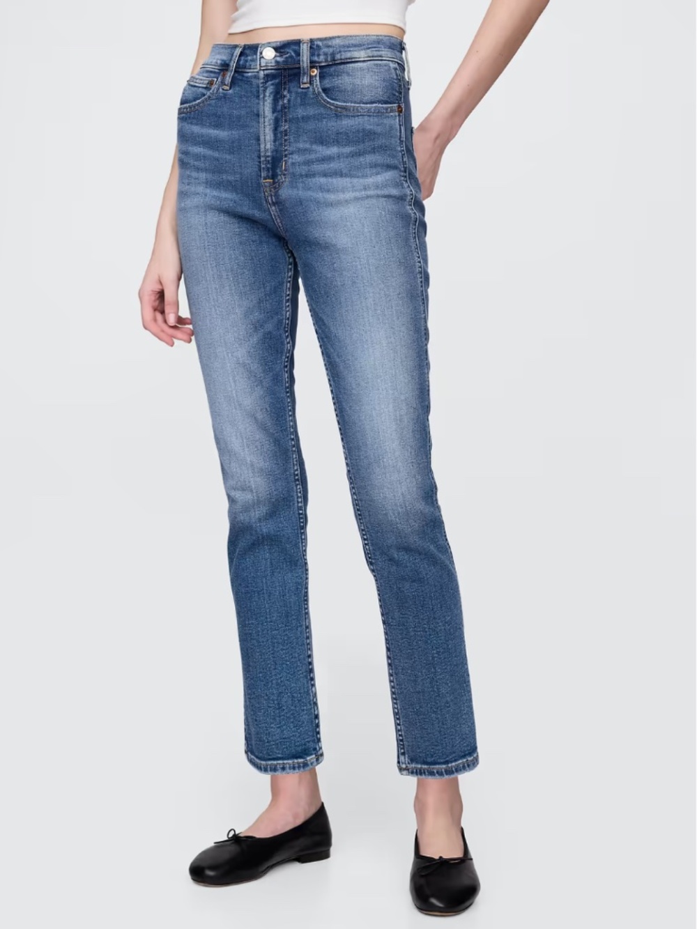 GAP Women's High Rise Vintage Slim Jeans
